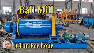 Small Ball Mill GM0918 For Rock Gold, Chrome, Copper, Tin Ore Grinding