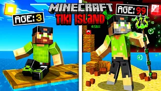 SURVIVING on a SECRET ISLAND in Minecraft!