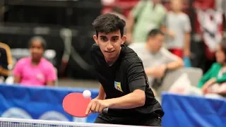 2018 US National Table Tennis Championships - Day 2 (Singles Quarter and Semifinals) - Table 2