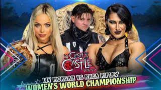 Liv Morgan vs Rhea Ripley Women's World Championship Full Match WWE Clash At The Castle 2024