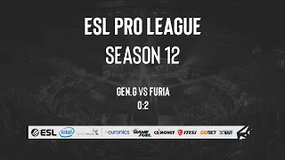 LIVE: Furia vs. Gen.G - ESL Pro League Season 12 - NA