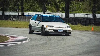 1990 Civic B18 w/ MFactory short gears Mission Raceway