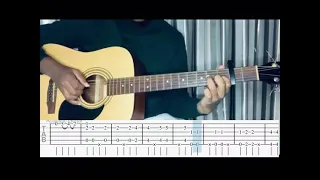 Petit Biscuit - Sunset Lover / Fingerstyle Guitar lesson (Tutorial) How to Play TABS