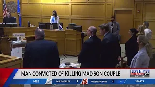 Madison man convicted of killing girlfriend's parents