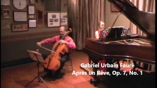 Gabriel Urbain Fauré, Après un Rêve, Op  7, No  1