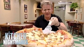 'Thin Crust Pizza' Actually Has Massive Crusts - Kitchen Nightmares