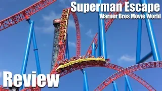 [Review] Superman Escape | Warner Bros. Movie World Australien | Intamin Accelerator Coaster