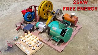 Make 25KW 220V 100% Free Energy