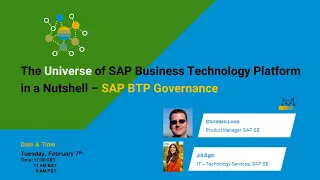 The Universe of SAP Business Technology Platform in a Nutshell – SAP BTP Governance