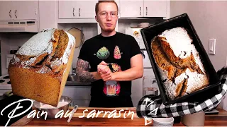 Pain sans gluten ( 100% sarrasin ) / Gluten free bread 100% buckwheat