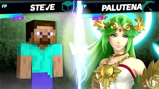 Super Smash Bros Ultimate Amiibo Fights Request #26145 Steve vs Palutena