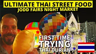 BANGKOK'S BEST STREET FOOD? 😋 🇹🇭 THAI STREET FOOD 🍢🍔JODD FAIRS NIGHT MARKET 🌃 BANGKOK #travel #viral