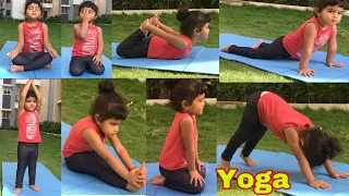 #Yoga for beginners || by 2years old baby. #yogaposes #pranayama #asana #maanvikasharan