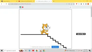 Scratch Cat falls down stairs (LOUD)