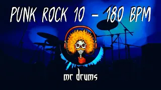 Punk Rock 10 - 180 BPM | Backing Drums | Only Drums | Travis Barker Style