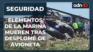 14 elementos de la Marina mueren por el desplome de una avioneta en Sinaloa