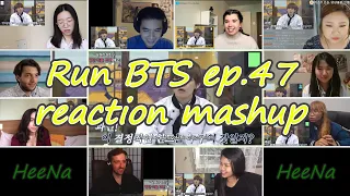 [BTS] Run BTS 달려라 방탄 ep.47｜reaction mashup