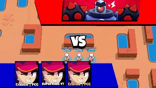 Triple Fang Brawler in Boss Fight !!! Brawl Stars Boss Fight