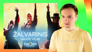 EUROVIZIJA.LT 2024: I reacted to "Gaudė vėjai" by Žalvarinis | LIVE Performance Heat 2 Lithuania