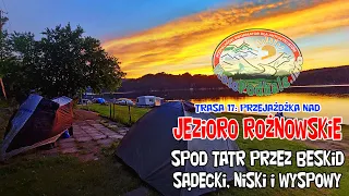 Spod Tatr nad Jezioro Rożnowskie przez Beskid Sądecki, Niski i Wyspowy | Trasa 17 | MotoPodhale.info