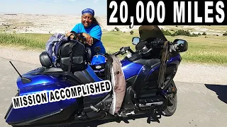 Motorcycle Four Corner USA Tour. Mission Complete | Kake's 100,000 miles
