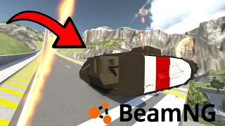 SKOKI NARCIARSKIE SZYBKIMI SAMOCHODAMI 3 w BEAMNG.DRIVE "CZOŁG NA REKORD?!" [PL/HD]