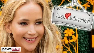 Jennifer Lawrence Married Cooke Maroney!