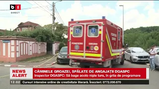 CĂMINELE GROAZEI, SPĂLATE DE ANGAJAȚII DGASPC. Știri B1_ 9 iulie 2023