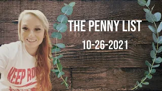 The penny list 10-26-2021