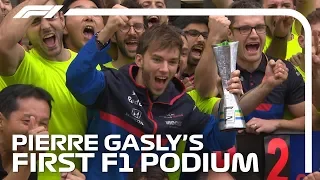 Pierre Gasly's First F1 Podium | 2019 Brazilian Grand Prix