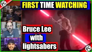 REACTION! - Bruce Lee Lightsabers Scene Recreation