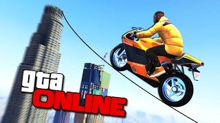 МОТОПАРКУР С НЕРЕАЛЬНЫМ ИСПЫТАНИЕМ НА ПРОЧНОСТЬ В GTA 5 ONLINE ( ГТА 5 ОНЛАЙН )