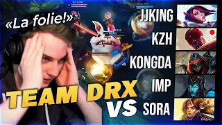 UNE GAME LÉGENDAIRE, TOP CN vs DRX - Pandore Reacts 'Douyu (JJ King, KZH, Imp) vs DRX - KZH Pov'