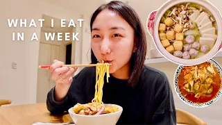 what i eat in a week (homemade asian meals)