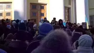 Вінниця. Акції протесту проти дій силовиків (23.01.2014)
