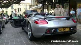 Porsche Carrera GT Start up Sound in Monaco