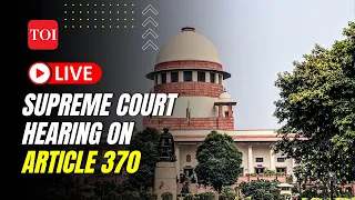 SC LIVE: Supreme Court of India's Constitutional Bench hearing on Article 370 Abrogation