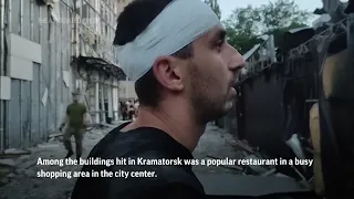 Aftermath of deadly Kramatorsk attack