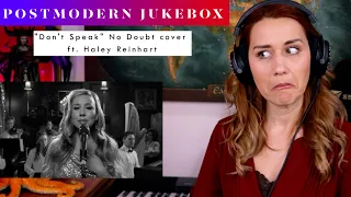 Postmodern Jukebox "Don't Speak" No Doubt Cover ft Haley Reinhart REACTION & ANALYSIS by Vocal Coach