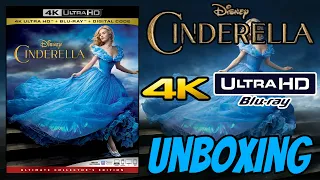 Cinderella (2015) 4K UltraHD Blu-ray Unboxing | Disney Live Action Collection | Ka-Universe Channel