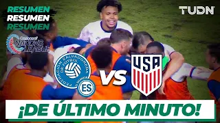 Resumen y goles | El Salvador VS Estados Unidos | Nations League 2022 | TUDN