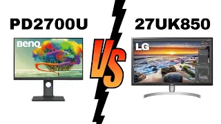 BenQ PD2700U vs LG 27UK850-W - Which Monitor Is Better?