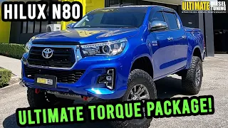 N80 Hilux gets HUGE torque gains - factory DPF still in (no need to remove) & factory fuel system!