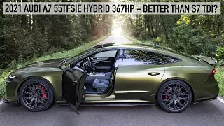 2021 AUDI A7 55TFSIE 367HP HYBRID QUATTRO - AWESOME CUSTOM STYLING - BETTER THAN S7 TDI?