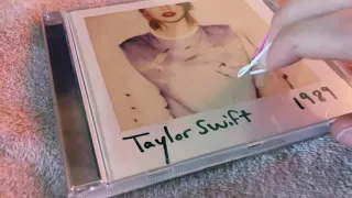 Asmr- My Taylor Swift CD Collection ( tapping and whispering)