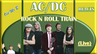 AC/DC Rock N Roll Train (Live) (Reaction)