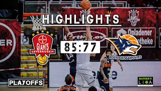 BAYER GIANTS Leverkusen : Rostock Seawolves | 85:77 | Highlights | ProA Playoffs 2020/21