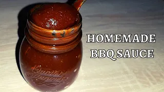 Delicious Homemade BBQ Sauce for Ribs, Chicken Wings and Burgers