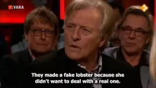 Rutger Hauer on De wereld draait door March 18 2011 with English subtitles