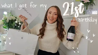WHAT I GOT FOR MY 21ST BIRTHDAY 🥂 | GIFT GUIDE/IDEAS